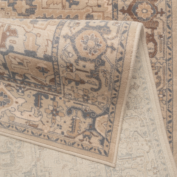 Wollteppich Floresti VII - Schurwolle - Beige - 80 x 150 cm