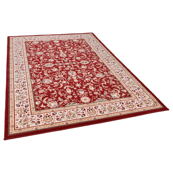 Wollteppich Dolna - 100 % Schurwolle - Rot - 133 x 190 cm