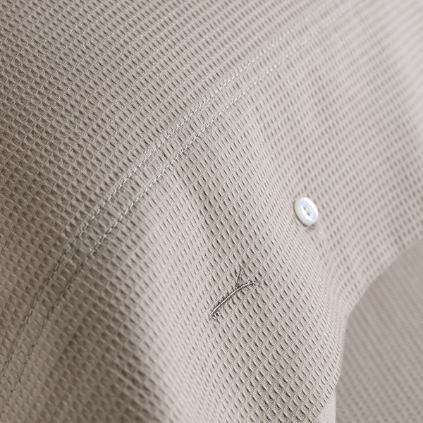 Bettwäsche Cialda - Baumwollstoff - Silbergrau - 140 x 200/220 cm + Kissen 70 x 60 cm