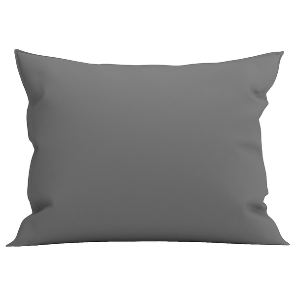 Kissenbezug Perkal II - Baumwolle Perkal - Grau - 60 x 70 cm
