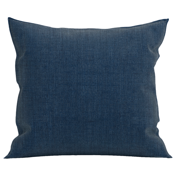 Kissenbezug Franela II - Baumwolle Flanell - Marineblau - 80 x 80 cm