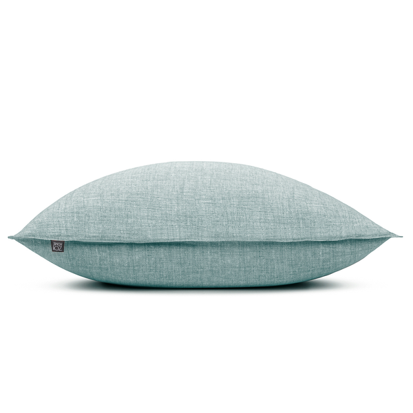 Kissenbezug Lino II - Baumwolle - Pastellblau - 80 x 80 cm