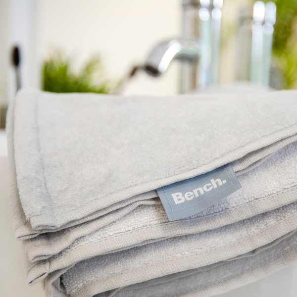 Handtuch Bench II - Baumwollstoff - Grau