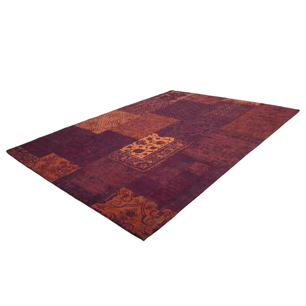 Kurzflorteppich Symphony 160 - Baumwolle - Chenille - Rot - 80 x 150 cm
