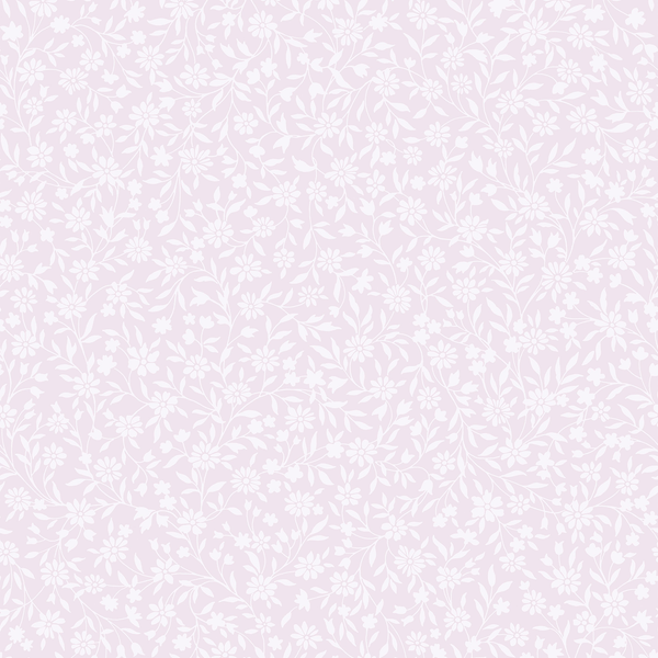 Vliestapete All-Over Floral II - Pink - 0,52m  x 10,05m  x 0,02m
