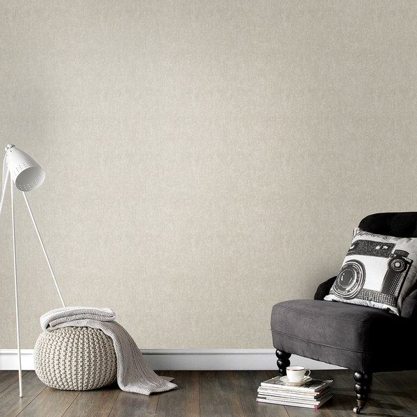 Vliestapete Concrete Beton - Beige - 0,52m  x 10,05m  x 0,02m - Cappuccino