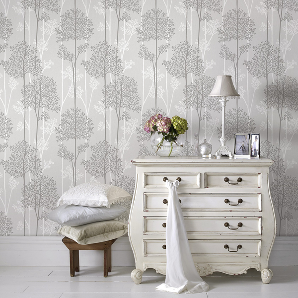Vliestapete Eternal - Grau - 0,52m  x 10,05m  x 0,02m - Grau