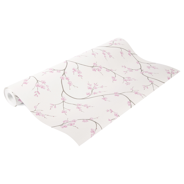 Vliestapete Blossem - Pink - 0,52m  x 10,05m  x 0,02m