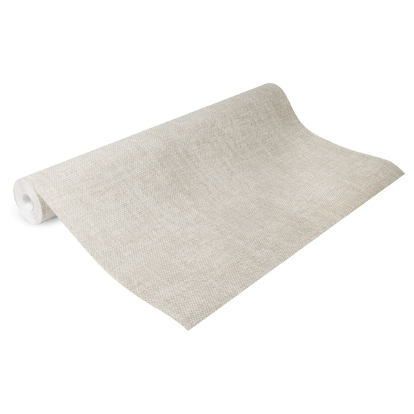 Vliestapete Fabric Zara - Beige - 0,52m  x 10,05m  x 0,02m - Beige