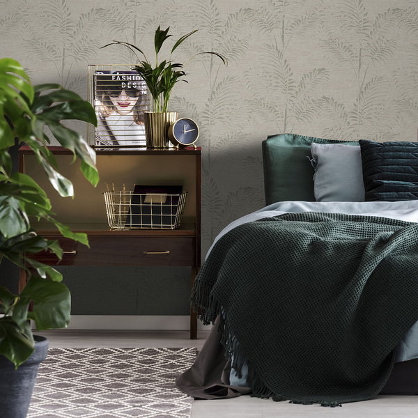 Vliestapete Pure Nature Palm - Beige - 0,52m  x 10,05m  x 0,02m