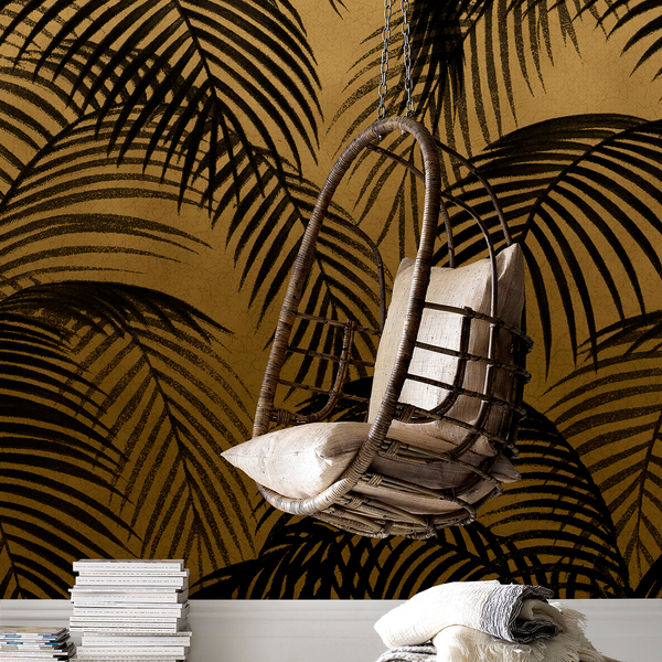 Vlies Fototapete Luxy - Gold - 3m  x 2,8m  x 0,02m
