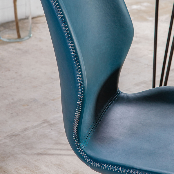 Esszimmerstuhl Collins (2er-Set) - Jeansblau