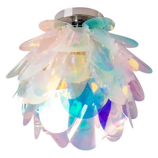 Deckenleuchte Fora II - Polyester PVC / Eisen - 1-flammig