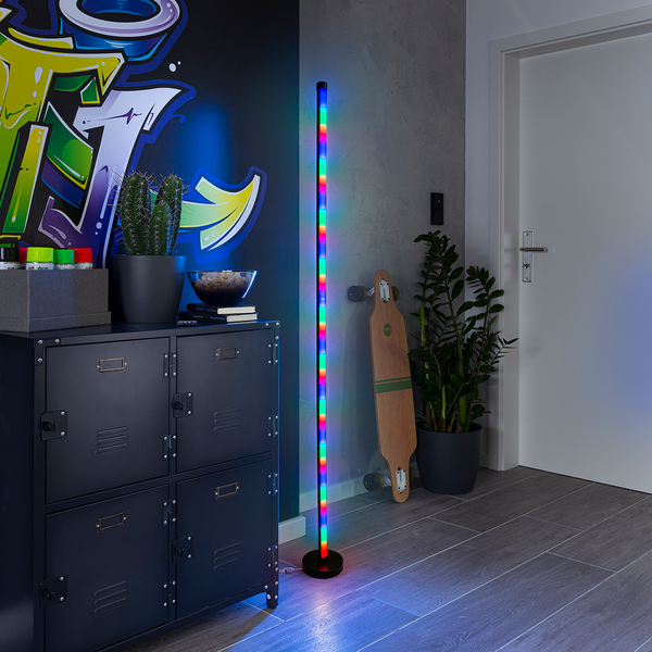 LED-Stehleuchte Motion Light - Aluminium - 1-flammig
