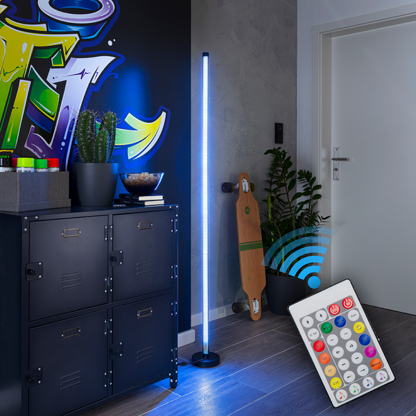 LED-Stehleuchte Motion Light - Aluminium - 1-flammig
