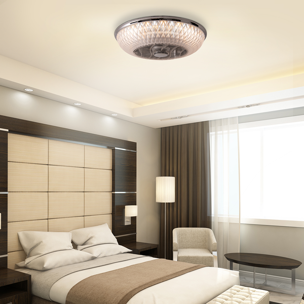 LED-Deckenleuchte Viento - Acrylglas / Eisen - 1-flammig