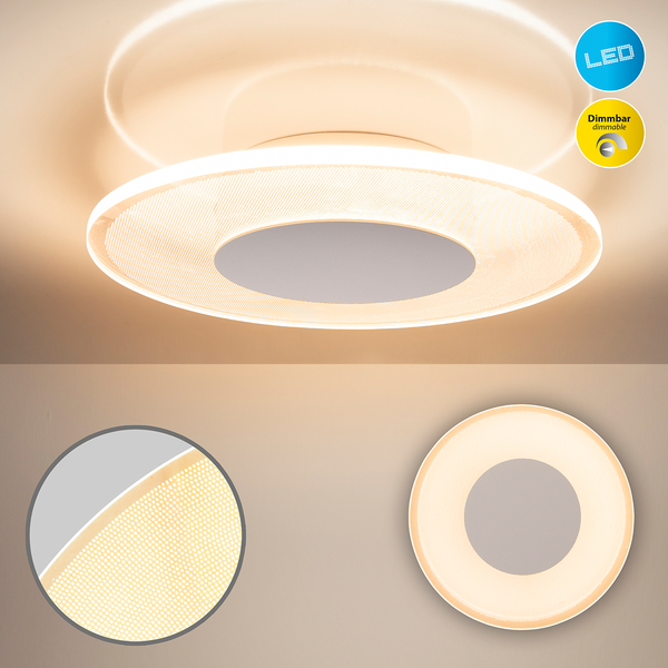 LED-Deckenleuchte Modesto - Acrylglas - 1-flammig