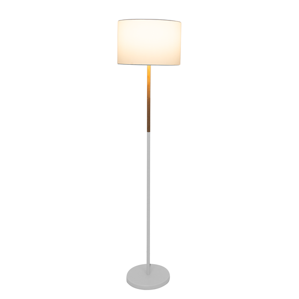 Stehleuchte Tessile I - Mischgewebe / Eisen - 1-flammig