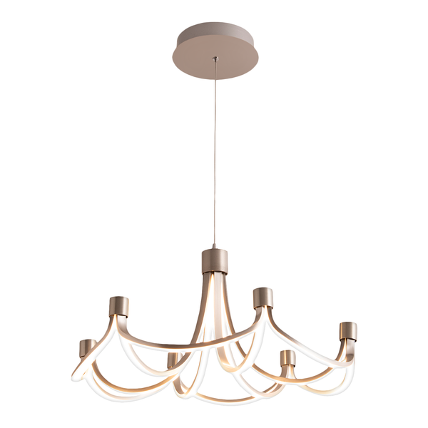 LED-Pendelleuchte Festos - Aluminium - 11-flammig