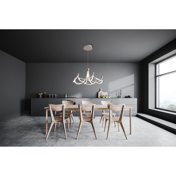 LED-Pendelleuchte Festos - Aluminium - 11-flammig