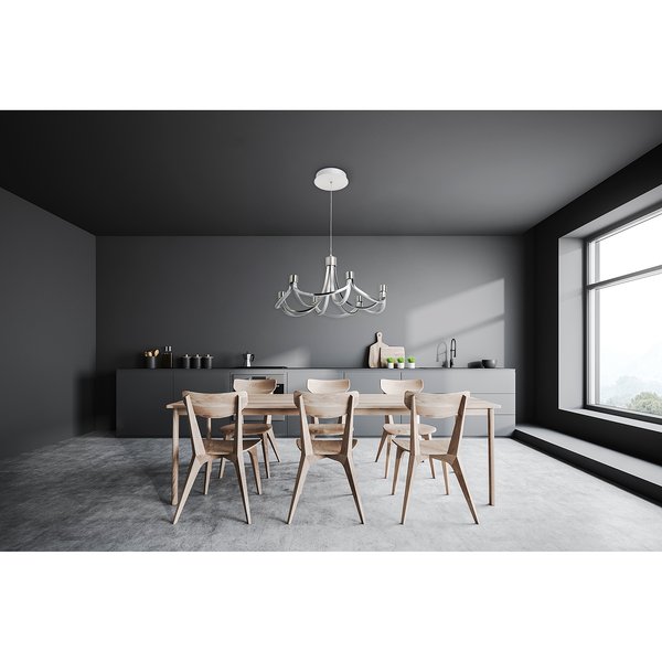 LED-Pendelleuchte Festos - Aluminium - 11-flammig