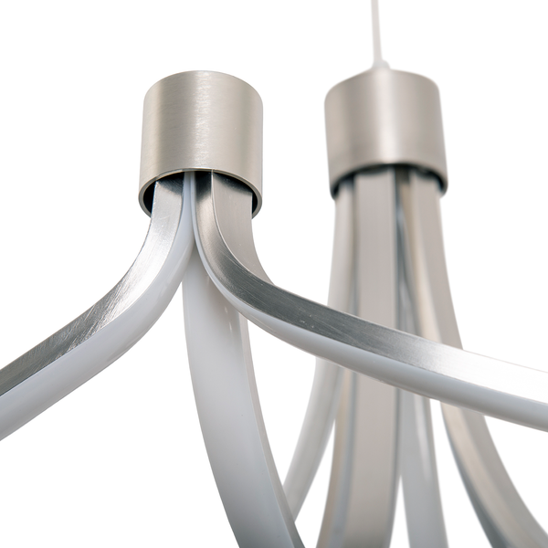 LED-Pendelleuchte Festos - Aluminium - 11-flammig