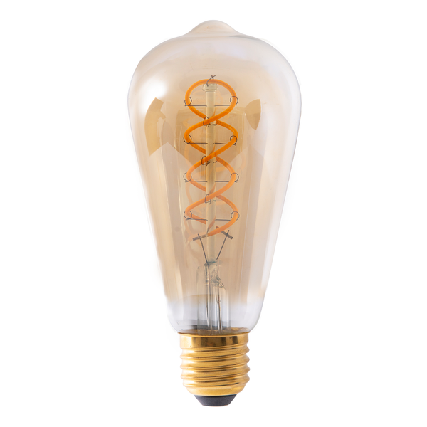 LED-Leuchtmittel Dilly III (3er-Set) - Klarglas / Eisen - 3-flammig