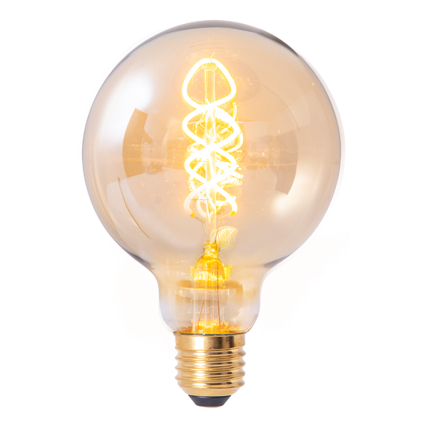 LED-Leuchtmittel Dilly II (3er-Set) - Klarglas / Eisen - 3-flammig