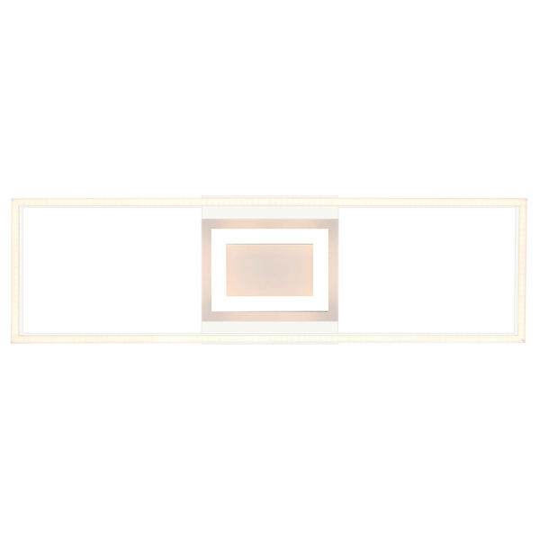 LED-Deckenleuchte Besson - Polycarbonat / Aluminium - 1-flammig - Weiß