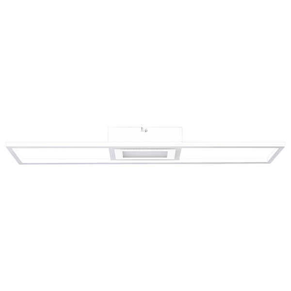 LED-Deckenleuchte Besson - Polycarbonat / Aluminium - 1-flammig - Weiß