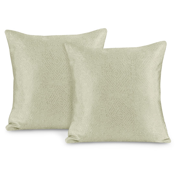 Kissenebezug Amari (2er-Set) - Polyester - Creme