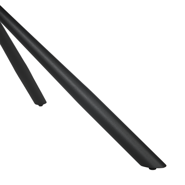 Drehbarer Armlehnenstuhl Solin - Webstoff / Eisen - Anthrazit / Schwarz - Anthrazit