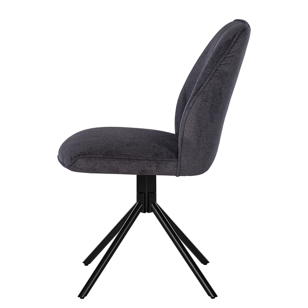 Esszimmerstuhl Stellar 2er-Set - Anthrazit