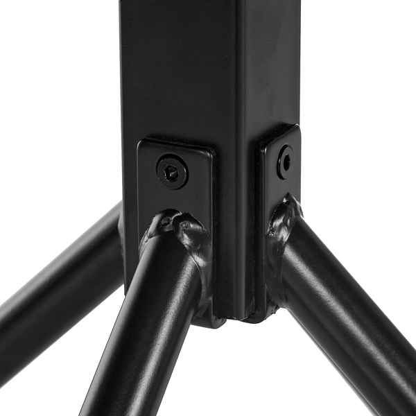 Esszimmerstuhl Specter 2er-Set - Webstoff / Eisen - Anthrazit / Schwarz
