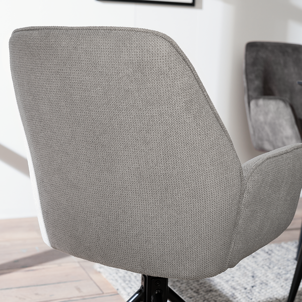 Drehbarer Armlehnenstuhl Stellar - Grau