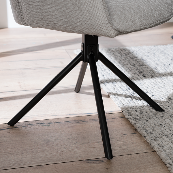 Drehbarer Armlehnenstuhl Stellar - Grau