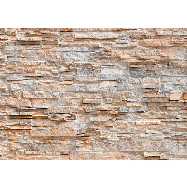 Vlies Fototapete Stone Virtuosity - Vlies - Braun - 400 x 280 cm
