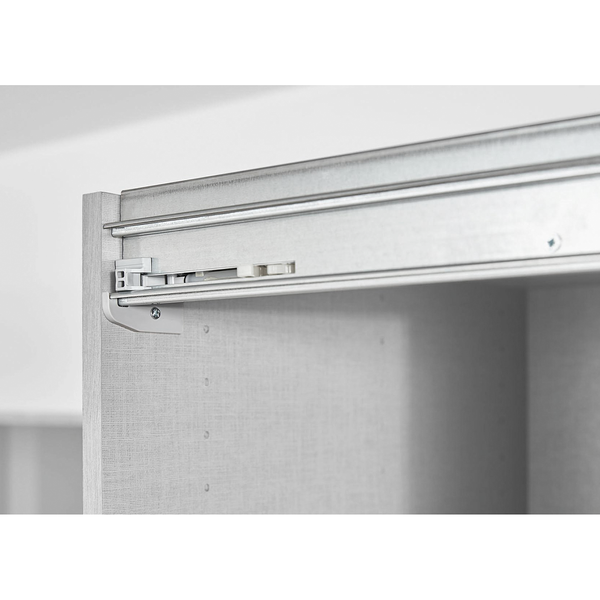 Schwebetürendämpfer SKØP 3er-Set - Grau - Polycarbonat - 30 x 4 x 10 cm