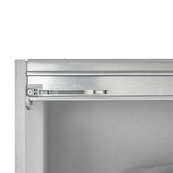Schwebetürendämpfer SKØP 3er-Set - Grau - Polycarbonat - 30 x 4 x 10 cm