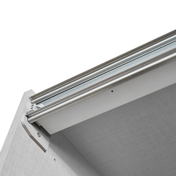 Schwebetürendämpfer SKØP 3er-Set - Grau - Polycarbonat - 30 x 4 x 10 cm