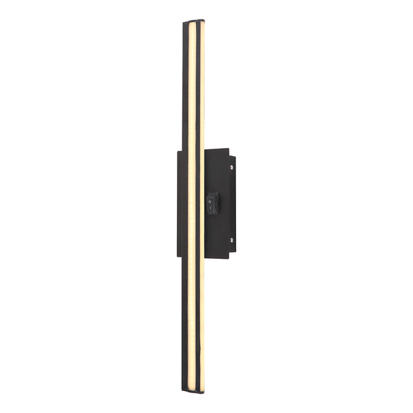 LED-Wandleuchte Viggo - Acrylglas / Eisen - 1-flammig - Grau