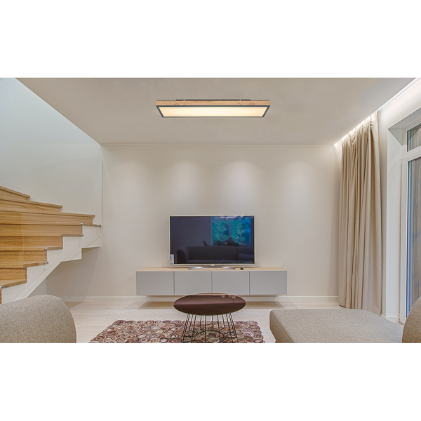 LED-Deckenleuchte Doro IV - Acryl / Aluminium - 1-flammig - Breite: 80 cm