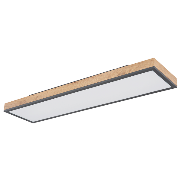 LED-Deckenleuchte Doro IV - Acryl / Aluminium - 1-flammig - Breite: 80 cm