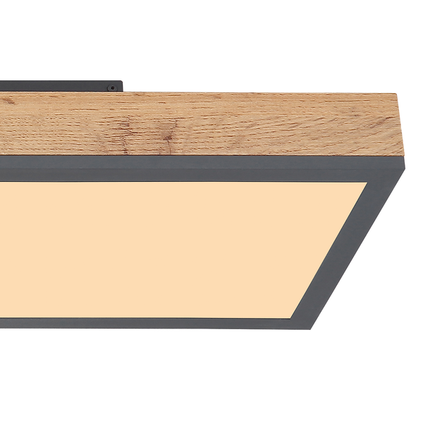 LED-Deckenleuchte Doro IV - Acryl / Aluminium - 1-flammig - Breite: 80 cm