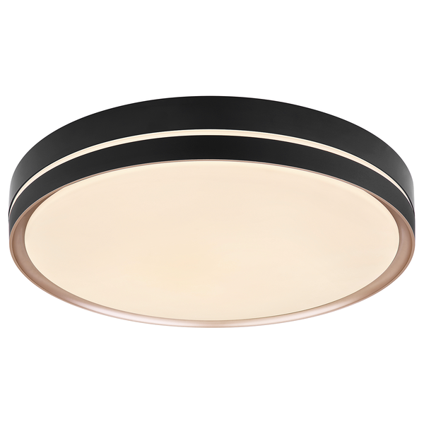 LED-Deckenleuchte Manni - Acrylglas / Eisen - 1-flammig - Durchmesser: 49 cm