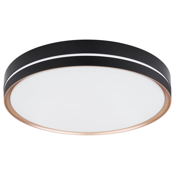 LED-Deckenleuchte Manni - Acrylglas / Eisen - 1-flammig - Durchmesser: 49 cm
