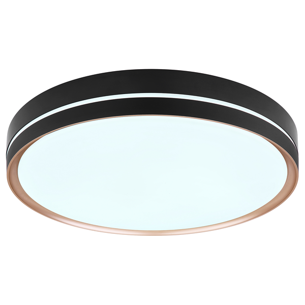 LED-Deckenleuchte Manni - Acrylglas / Eisen - 1-flammig - Durchmesser: 49 cm