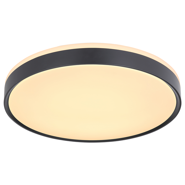 LED-Deckenleuchte Sonny II - Acryl / Eisen - 1-flammig - Durchmesser: 49 cm