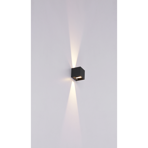 LED-Außenleuchte Veronika - Glas / Aluminium - 1-flammig