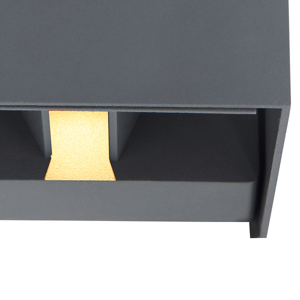 LED-Außenleuchte Veronika - Glas / Aluminium - 1-flammig